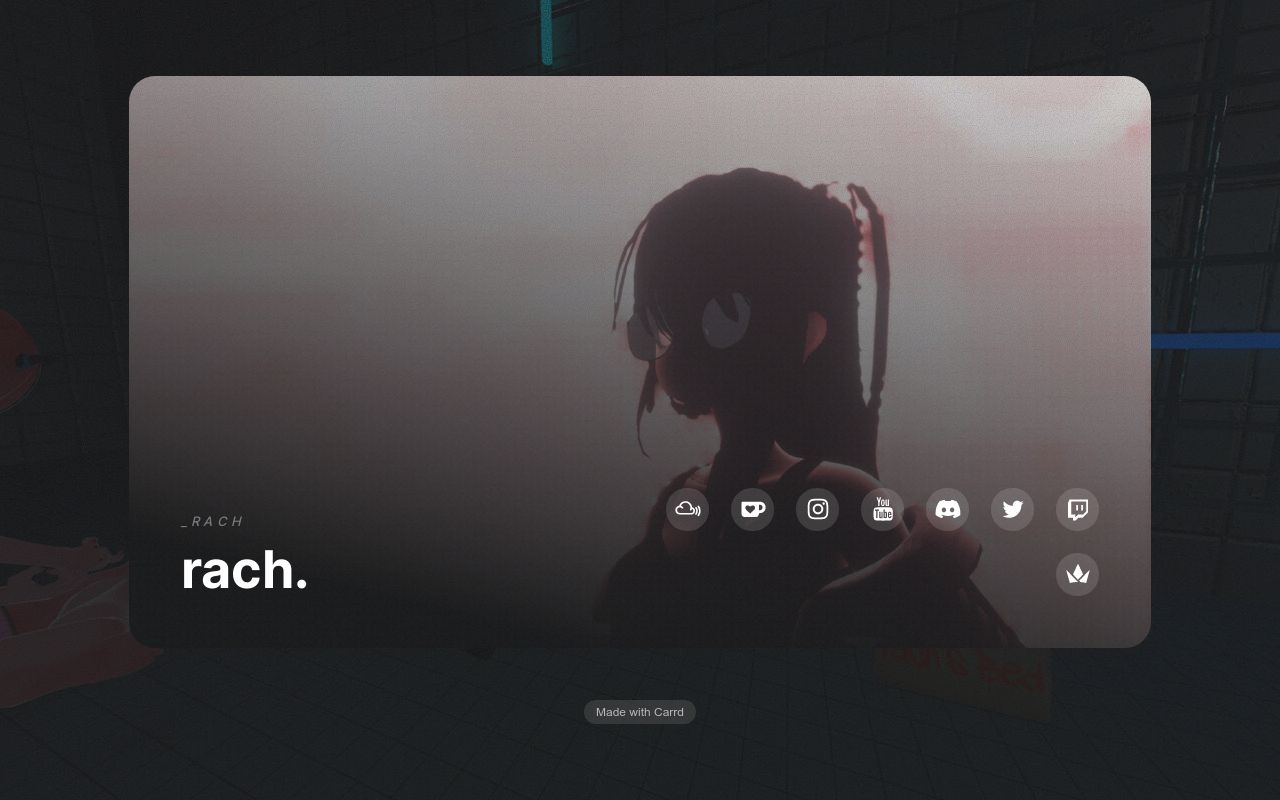 Carrd profile picture for @raach